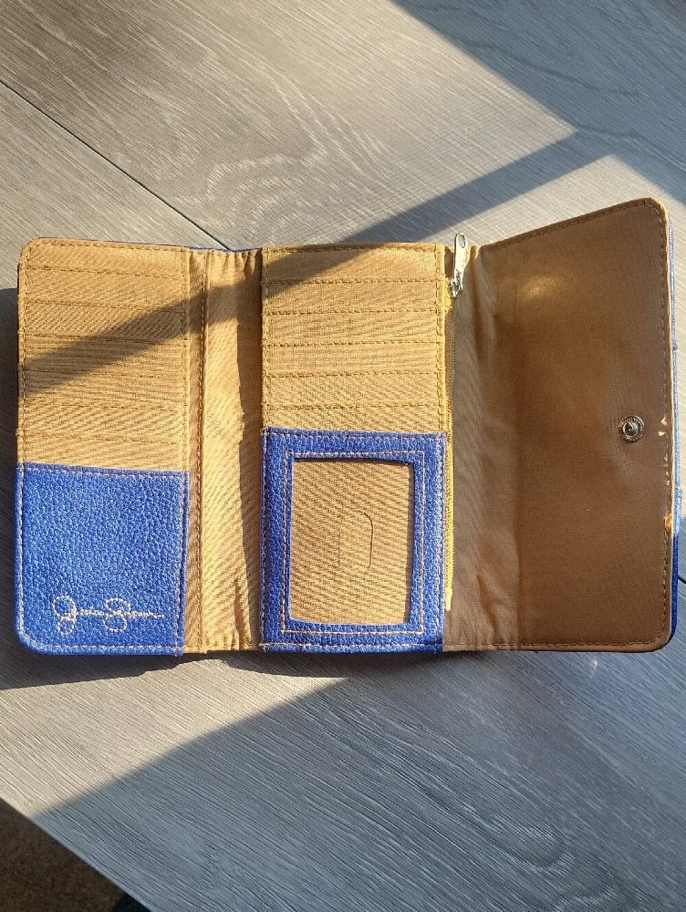 Jessica Simpson Royal Blue Wallet Like New